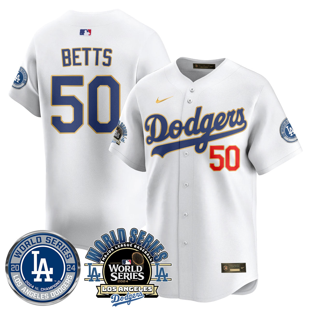 LAD World Series 2024 Jersey - All Stitched