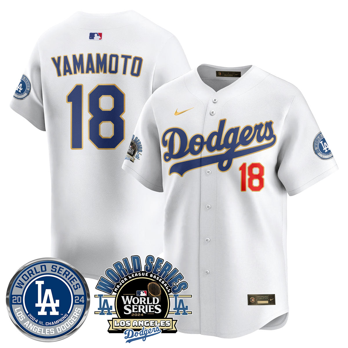LAD World Series 2024 Jersey - All Stitched