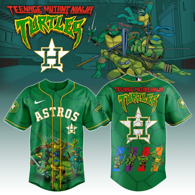HOU x Ninja Turtles Night Game Limited Edition Printed Jersey 2025