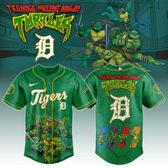 DET x Ninja Turtles Night Game Limited Edition Printed Jersey 2025