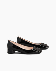 Women's U-Cut Patent Ballet Flats