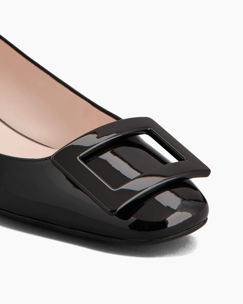 Women's U-Cut Patent Ballet Flats
