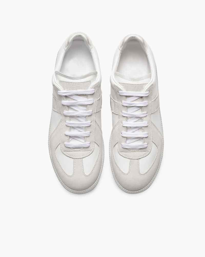 Everyday low-top leather street sneakers