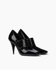 Women's Sliced Square Leather Pumps