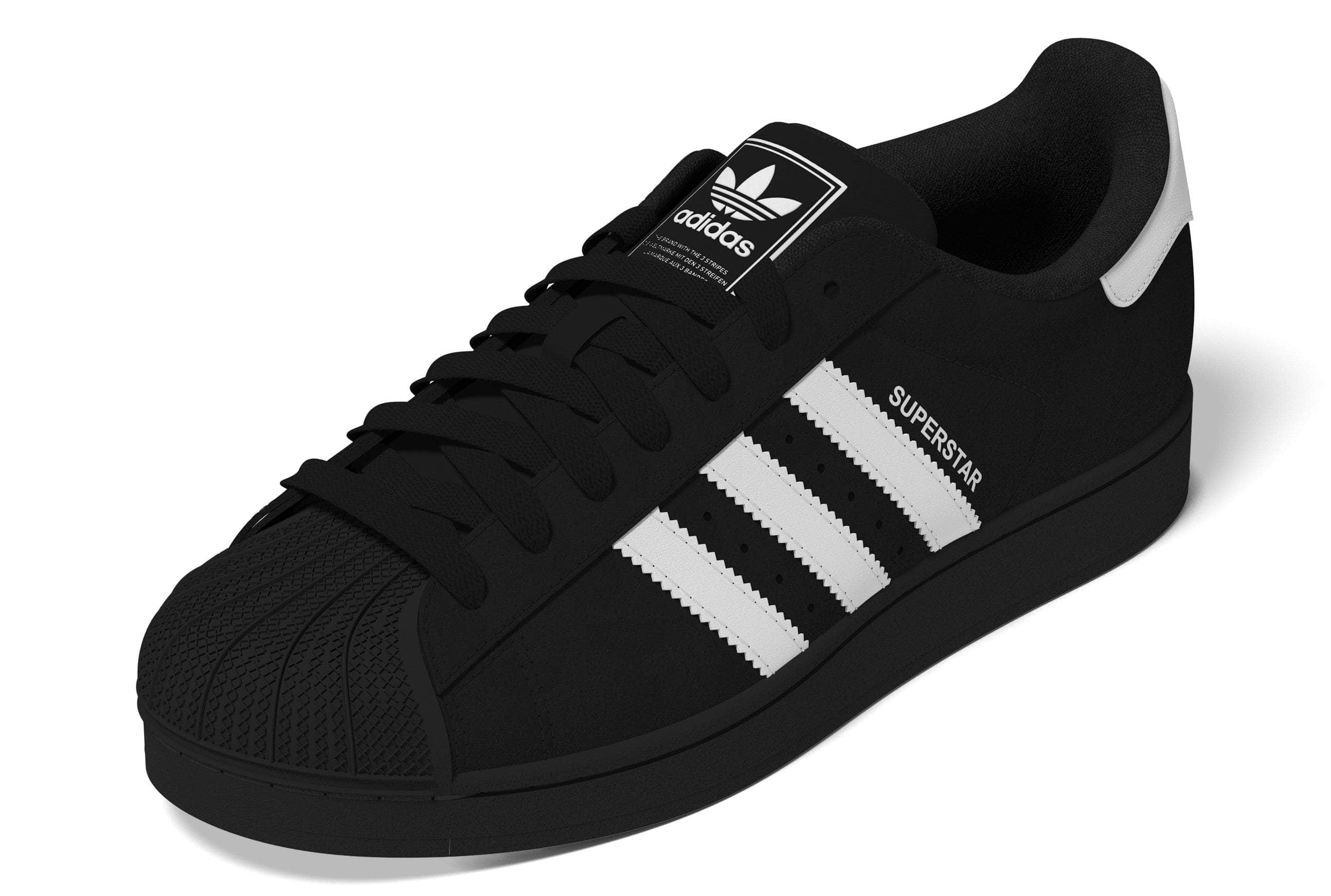 adidas Superstar II "Core Black Cloud White" - Men's