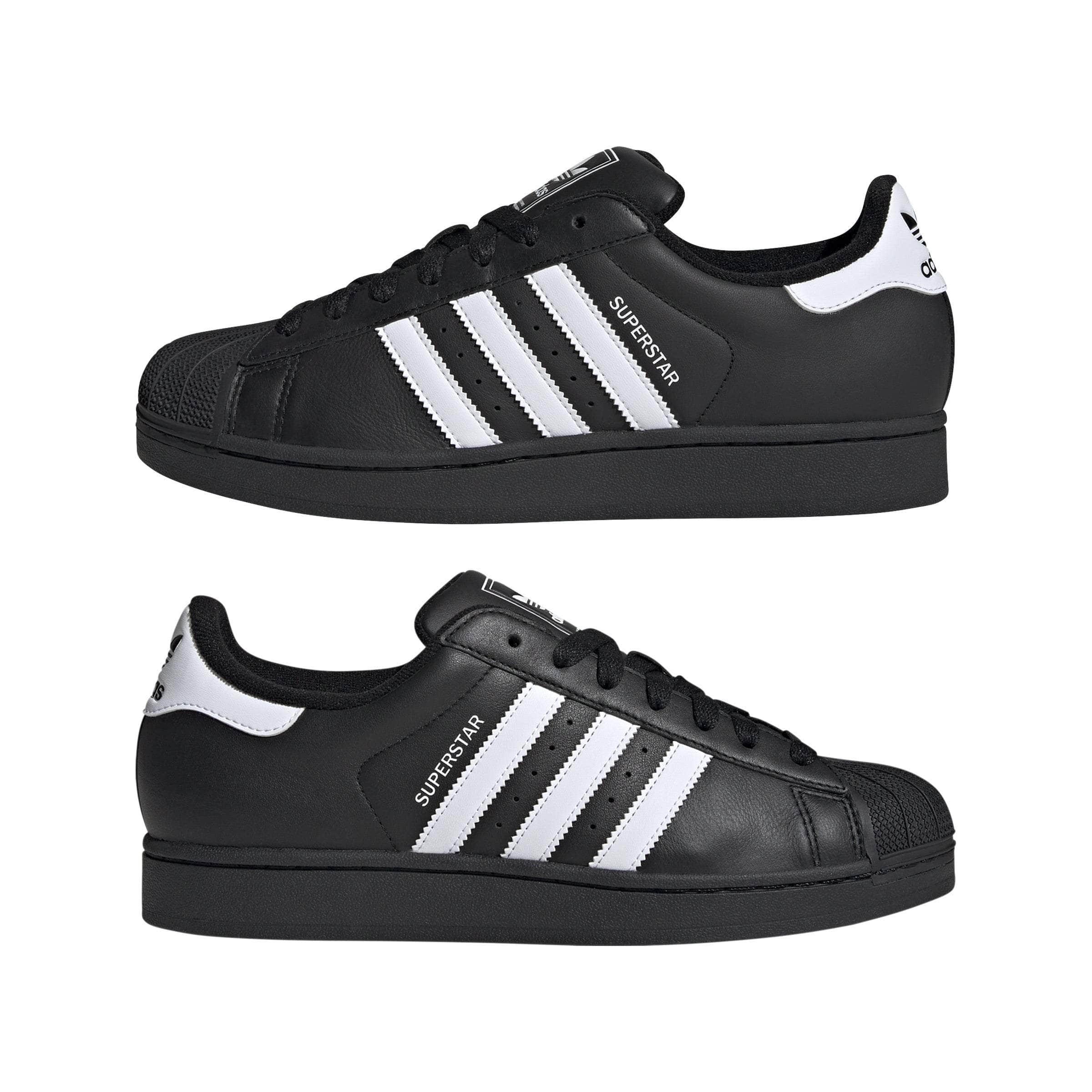 adidas Superstar II "Core Black Cloud White" - Men's
