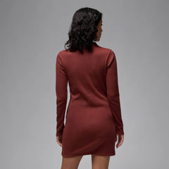 Air Jordan 1/2-Zip Long-Sleeve Knit Dress - Women's