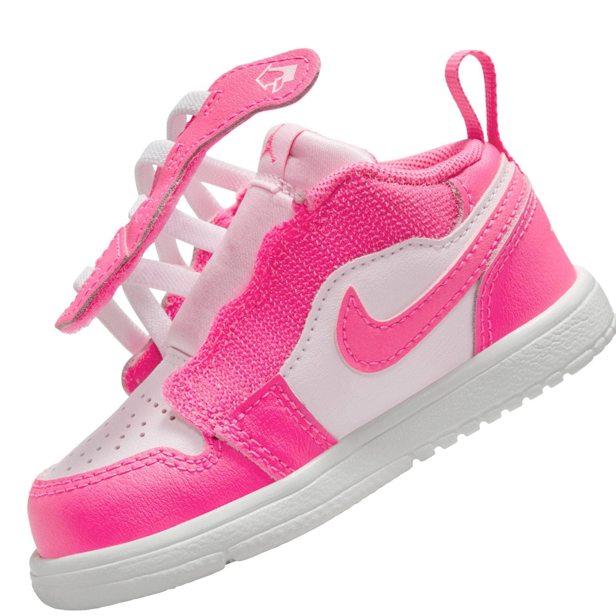 Air Jordan 1 Low ALT "Pink Foam Summit White Hyper Pink" - Toddler