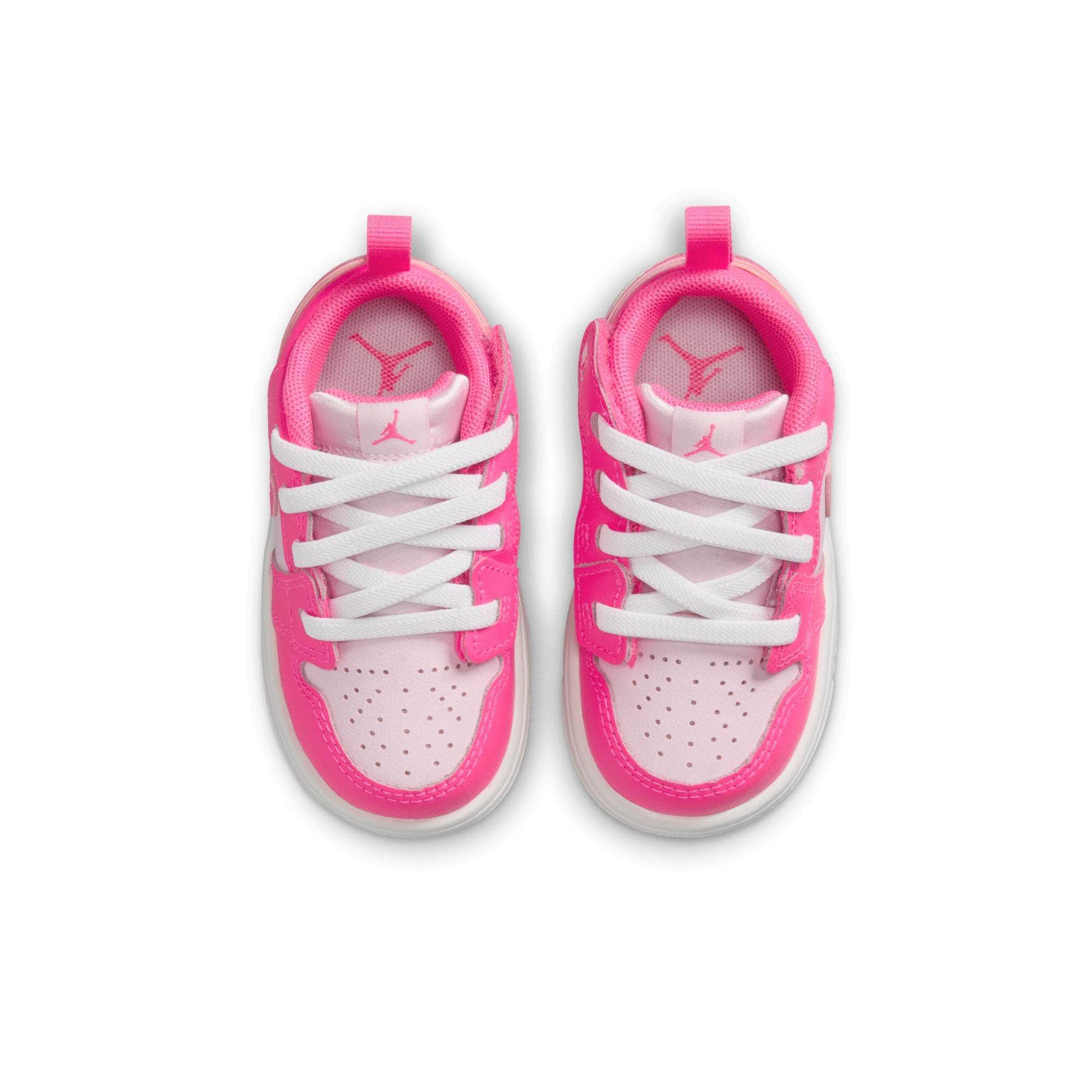 Air Jordan 1 Low ALT "Pink Foam Summit White Hyper Pink" - Toddler