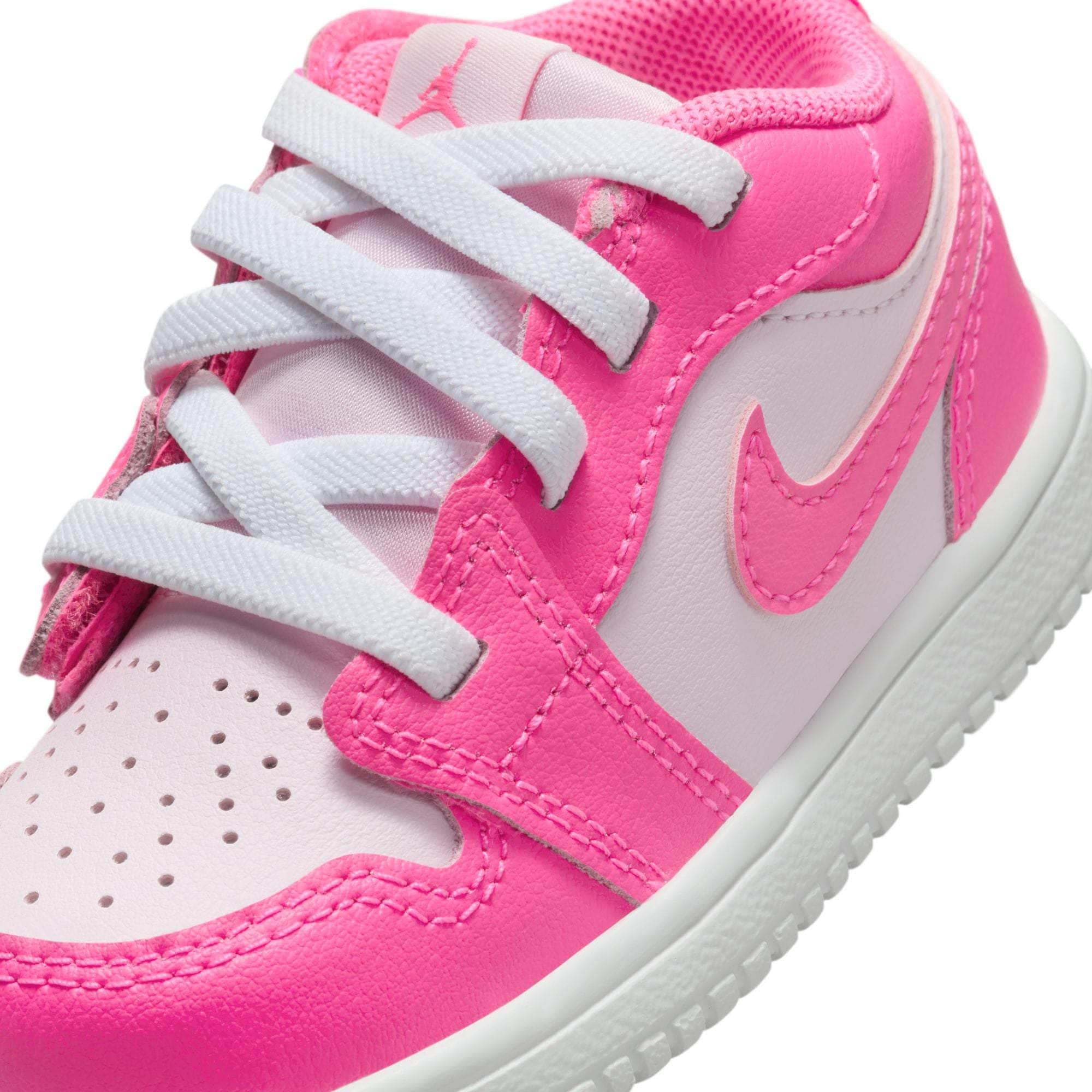 Air Jordan 1 Low ALT "Pink Foam Summit White Hyper Pink" - Toddler