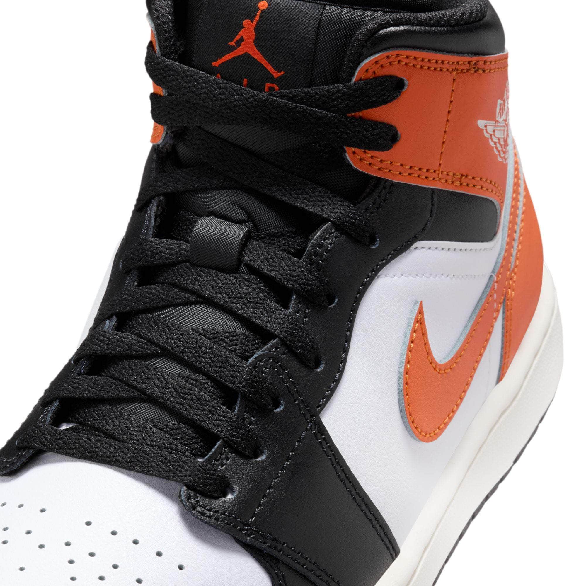 Air Jordan 1 Mid "Black Toe Starfish" - Men's