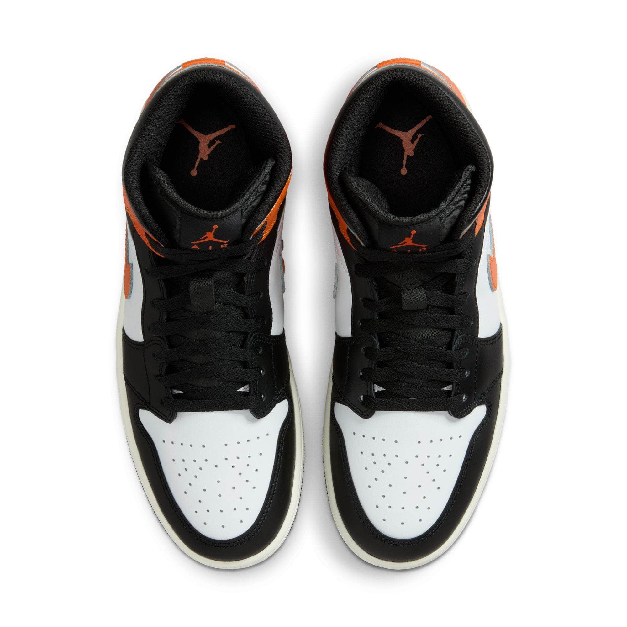 Air Jordan 1 Mid "Black Toe Starfish" - Men's