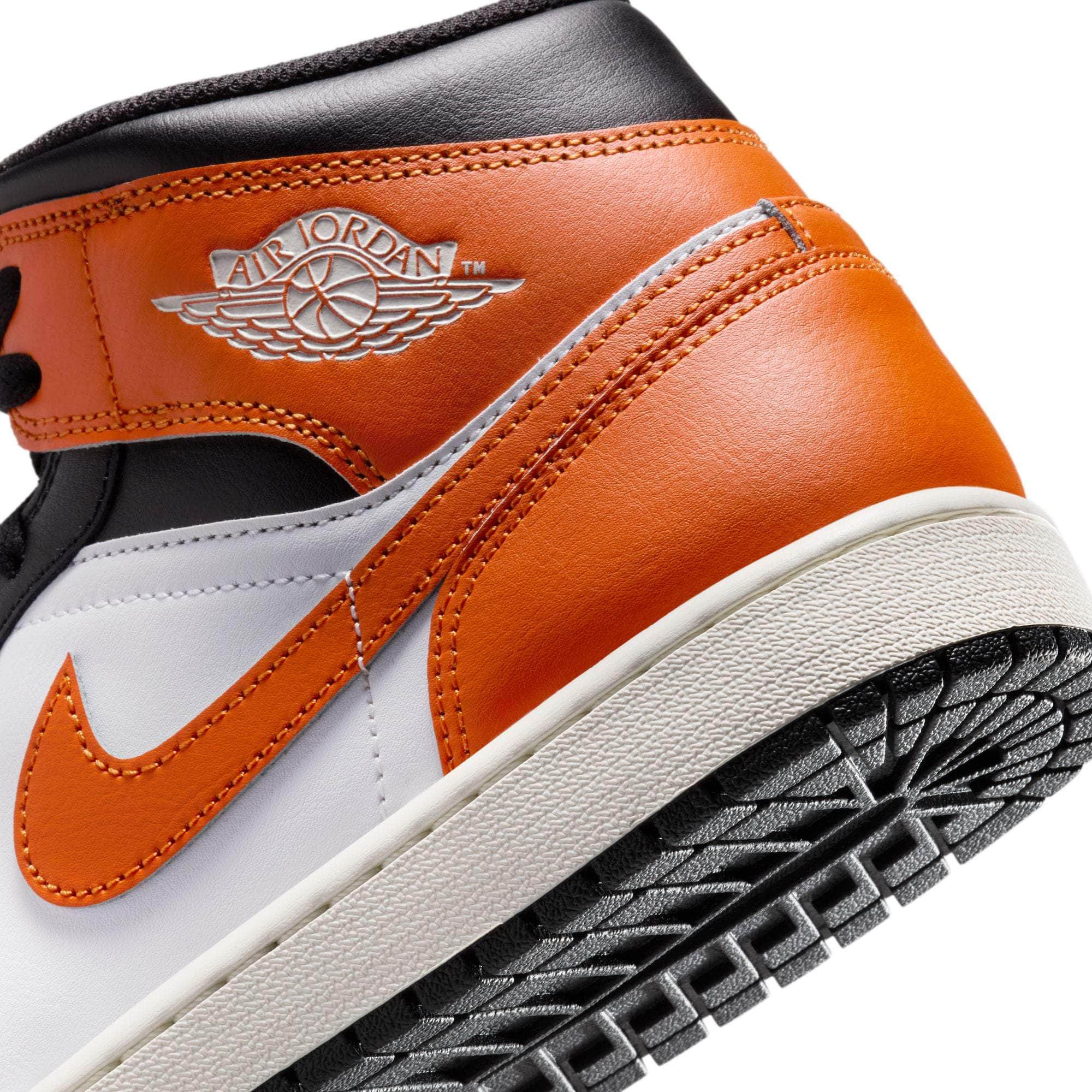 Air Jordan 1 Mid "Black Toe Starfish" - Men's