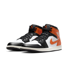 Air Jordan 1 Mid "Black Toe Starfish" - Men's