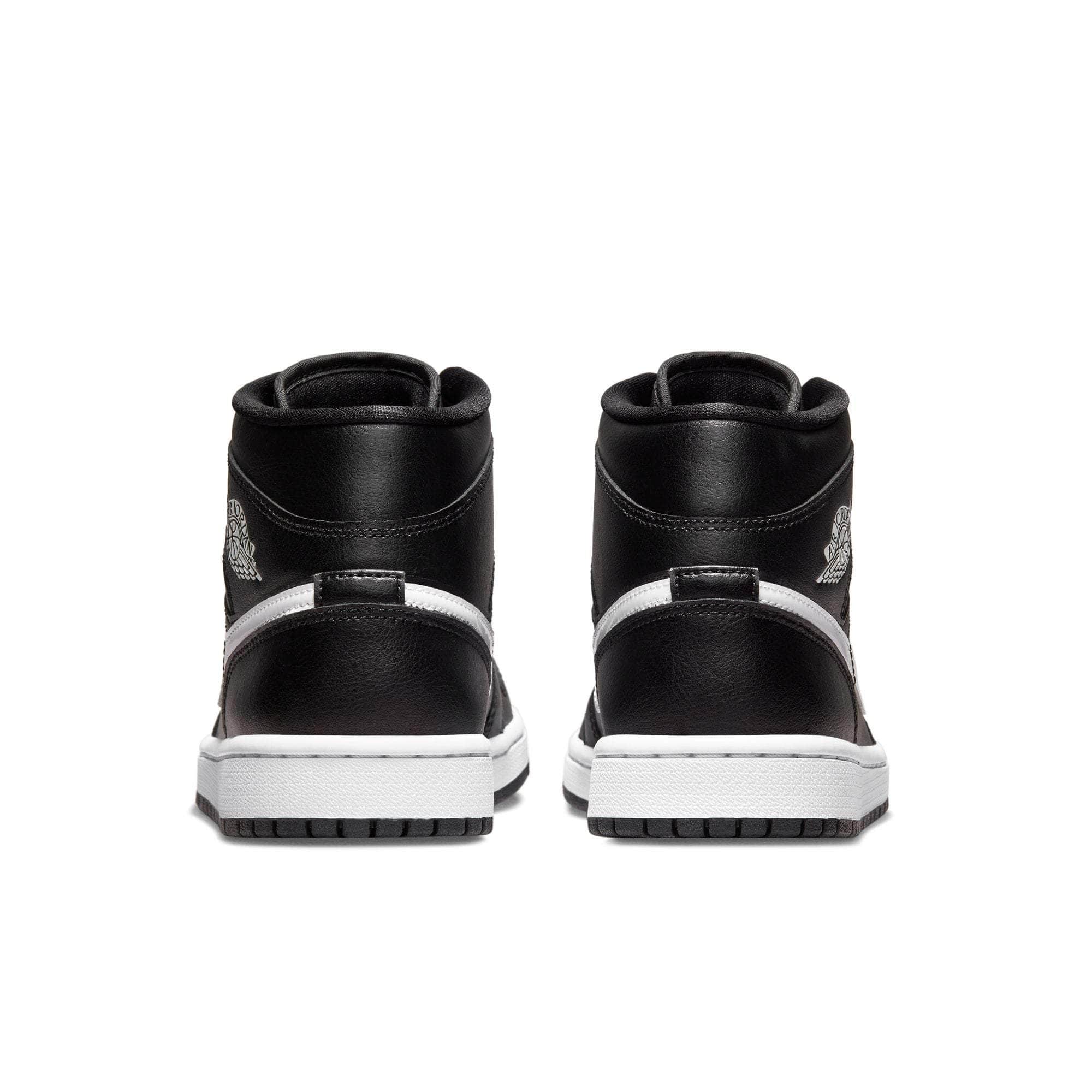 Air Jordan 1 Mid "Black White" - Women's