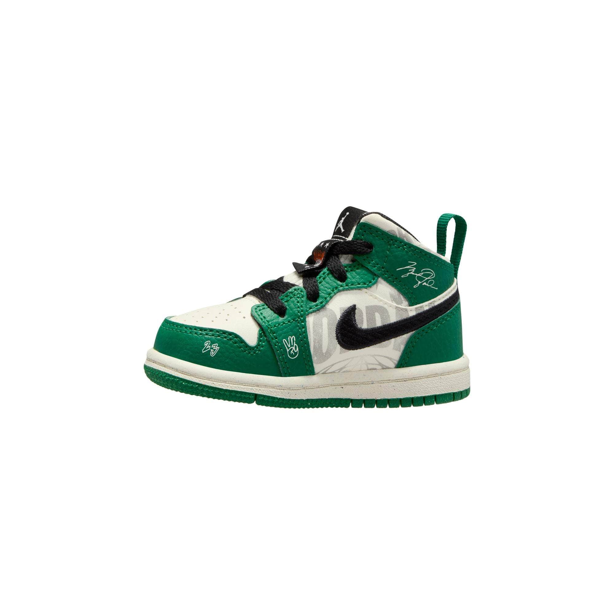 Air Jordan 1 Mid SE "Overbranded" - Toddler