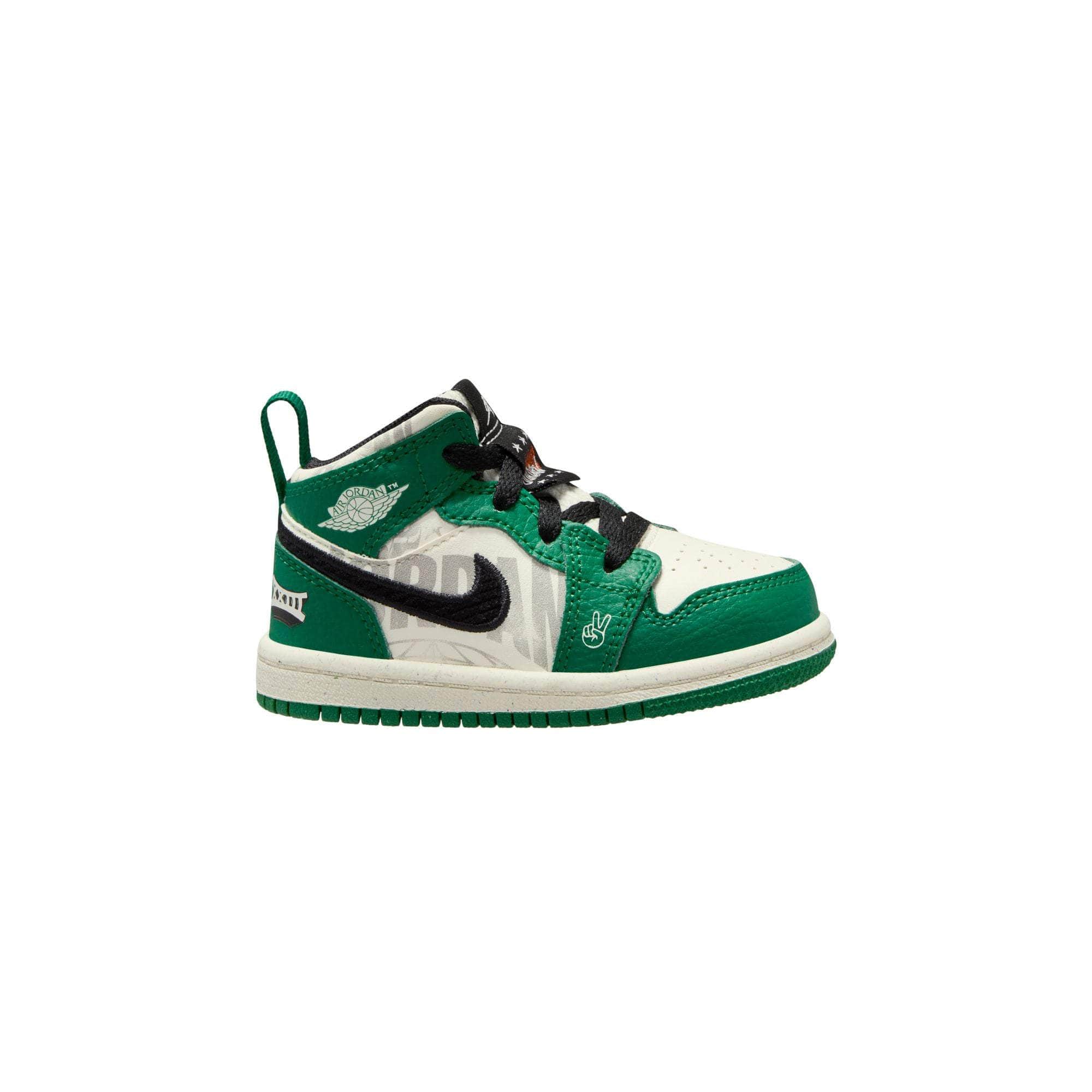 Air Jordan 1 Mid SE "Overbranded" - Toddler