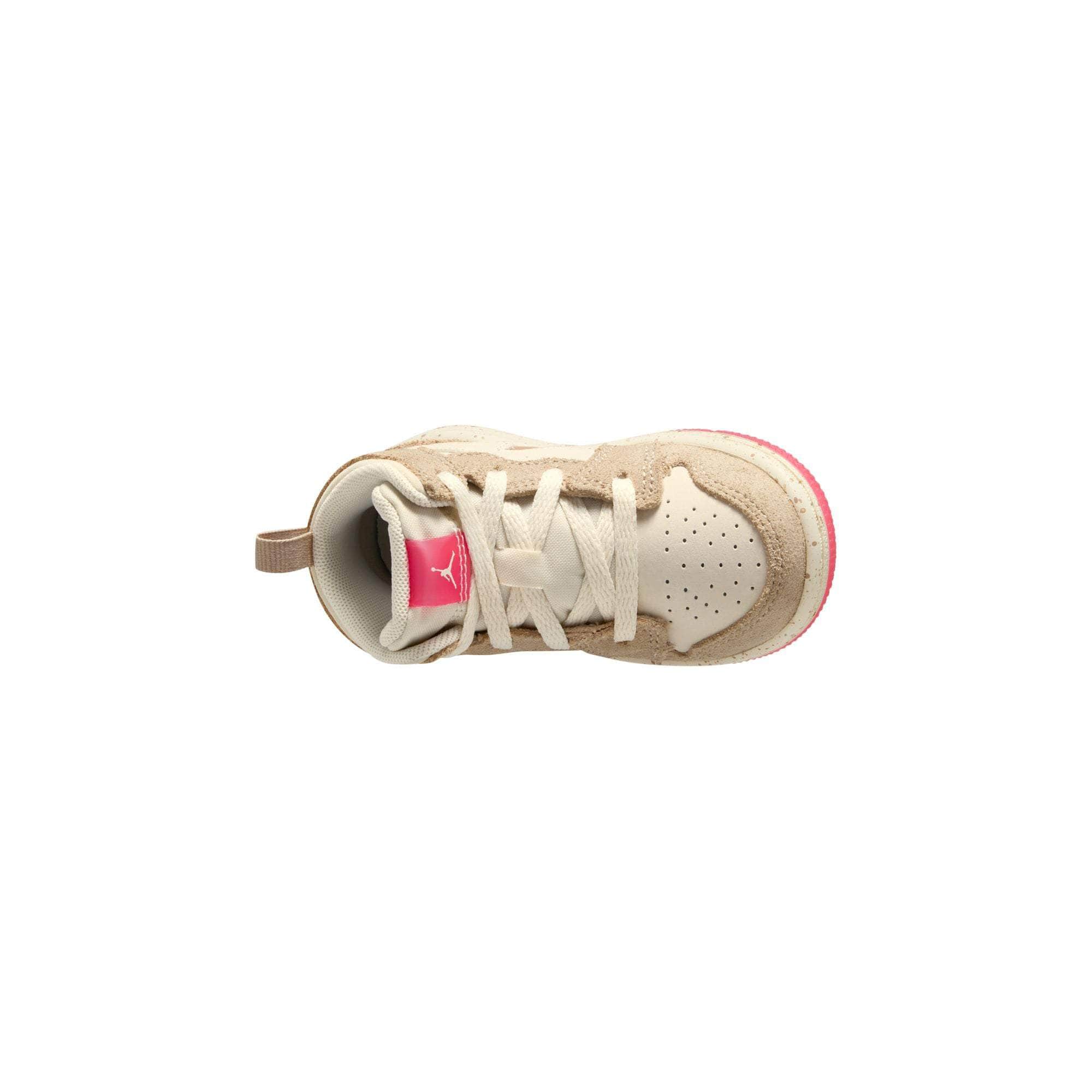 Air Jordan 1 Mid SE "Peanut Butter & Jelly" - Toddler