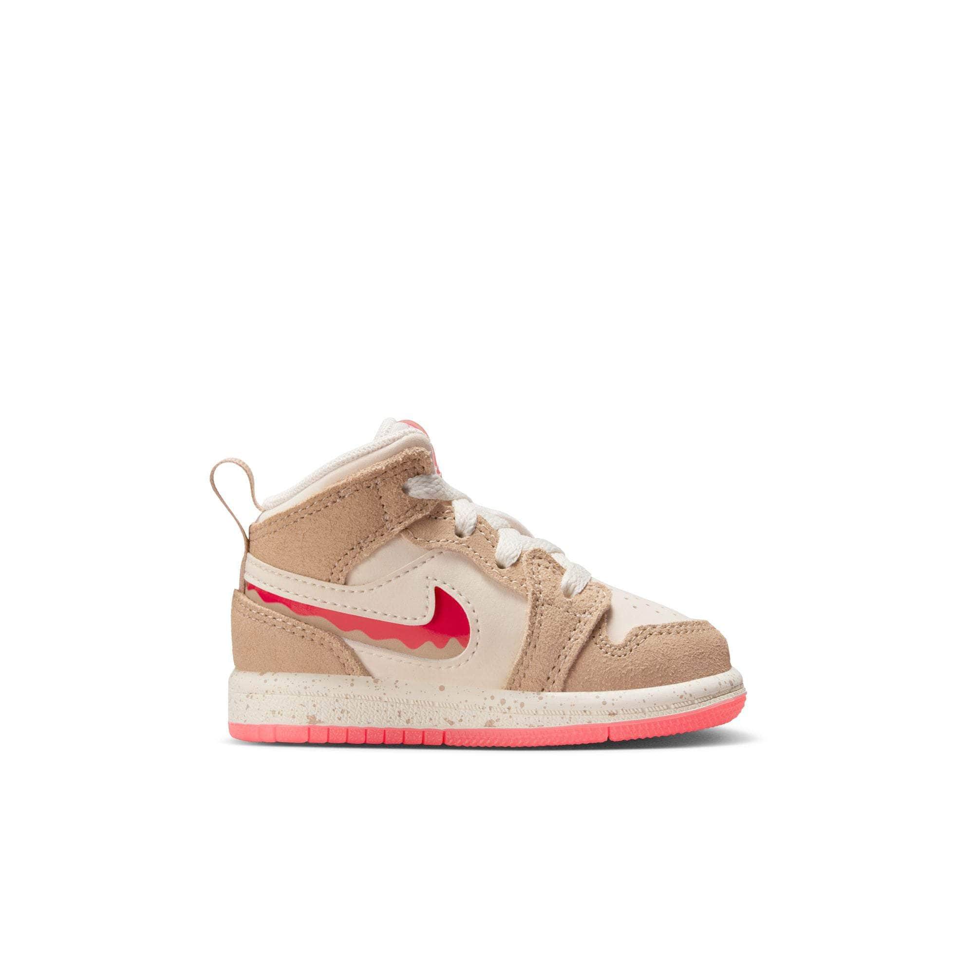 Air Jordan 1 Mid SE "Peanut Butter & Jelly" - Toddler