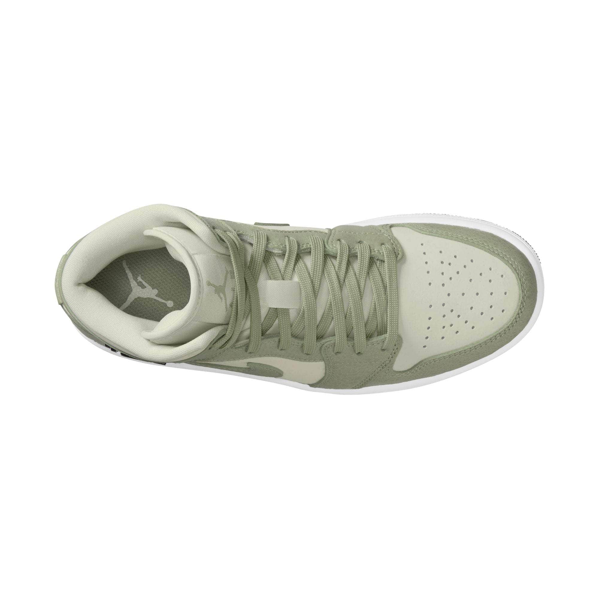 Air Jordan 1 Mid SE "Sea Glass Oil Green" - Women's