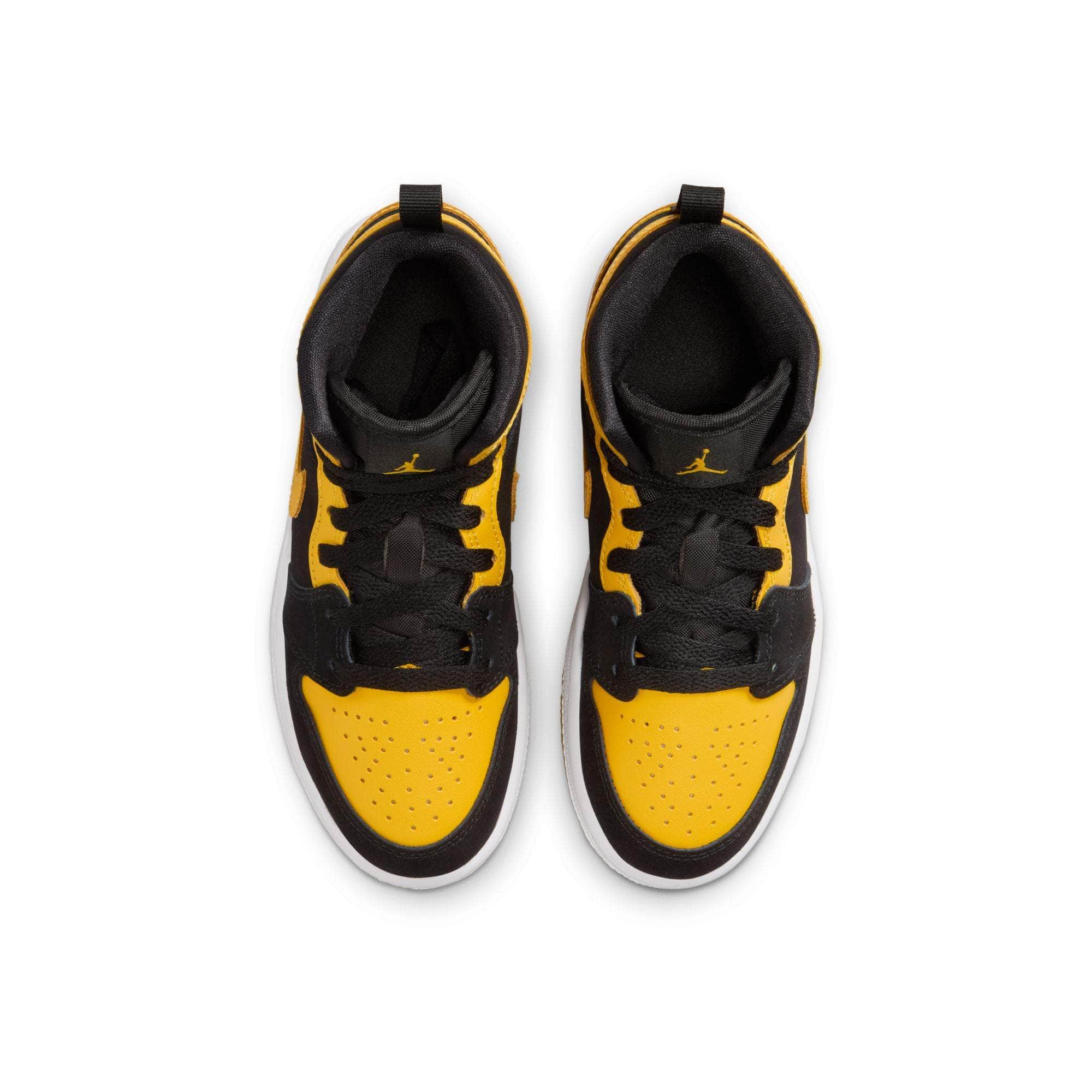 Air Jordan 1 Mid SE "Varsity Maize" - Preschool