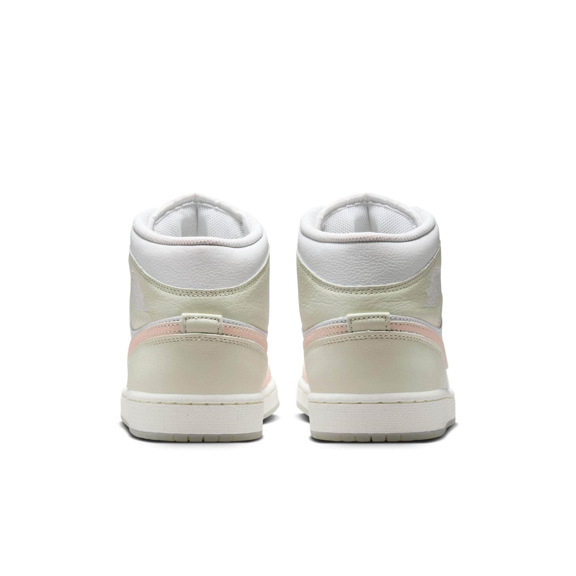 Air Jordan 1 Mid SE "White Sea Glass Glacier Blue Guava Ice" - Men's