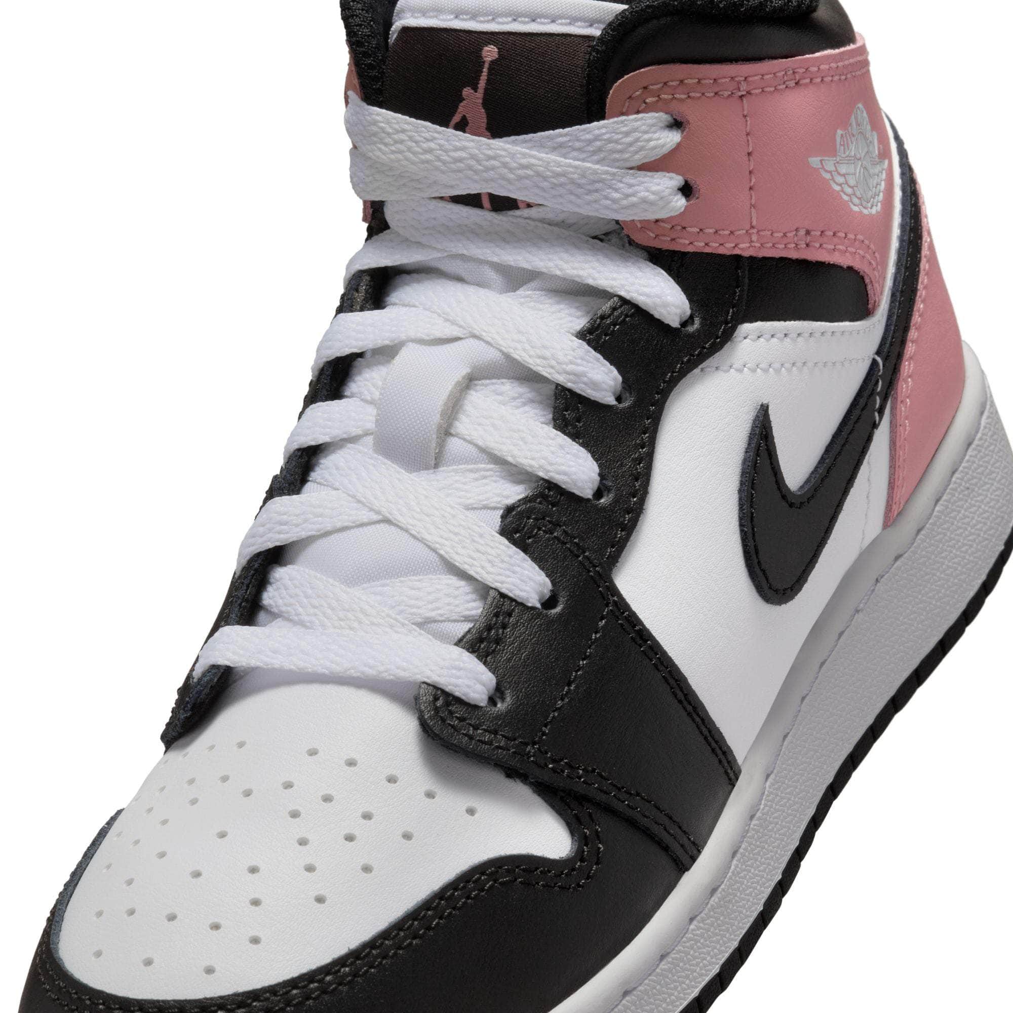 Air Jordan 1 Mid "White Rust Pink Black" - Non adult