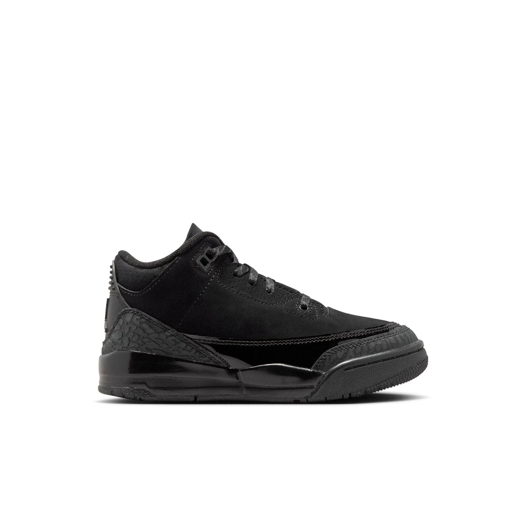 Air Jordan 3 Retro "Black cat" - Preschool