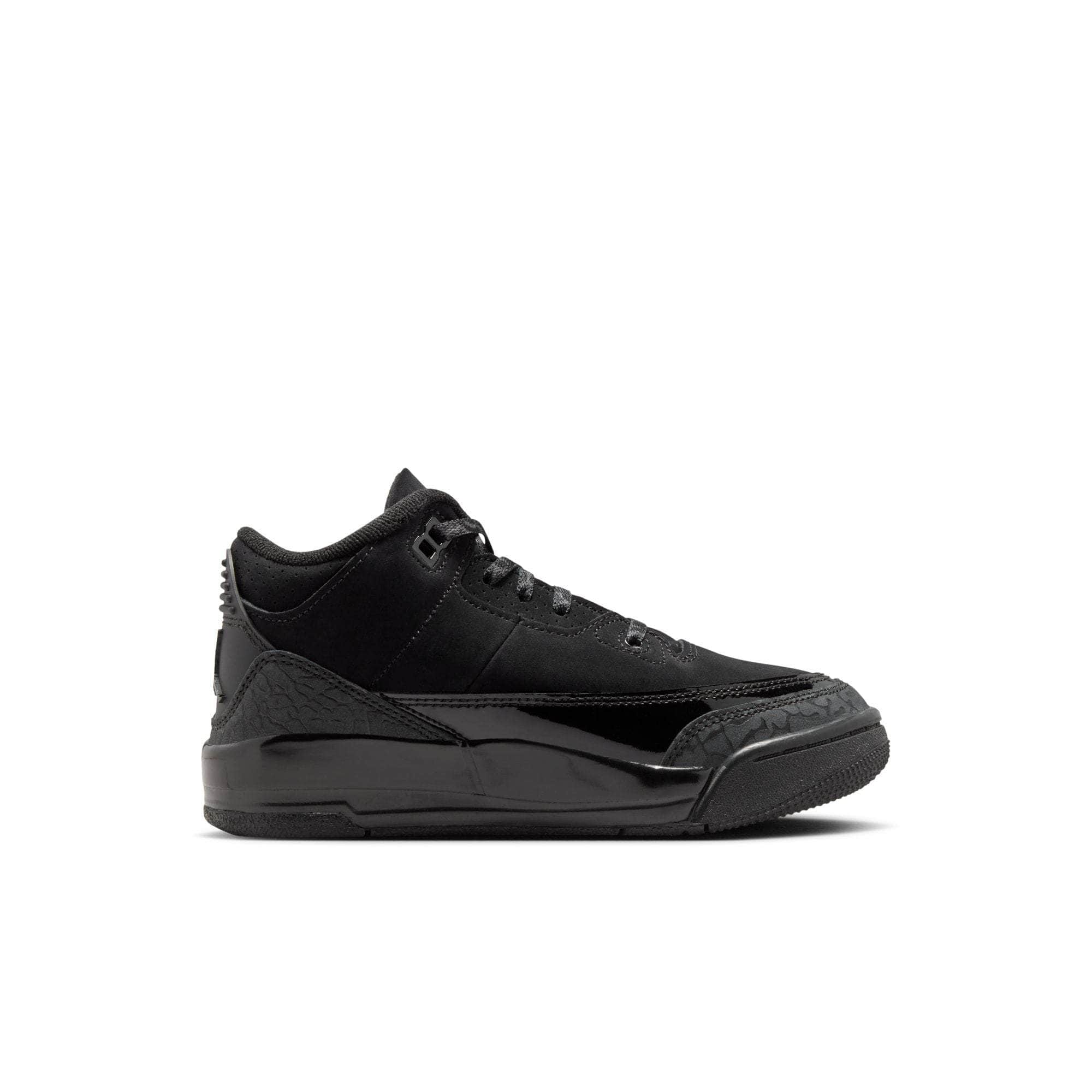 Air Jordan 3 Retro "Black cat" - Preschool