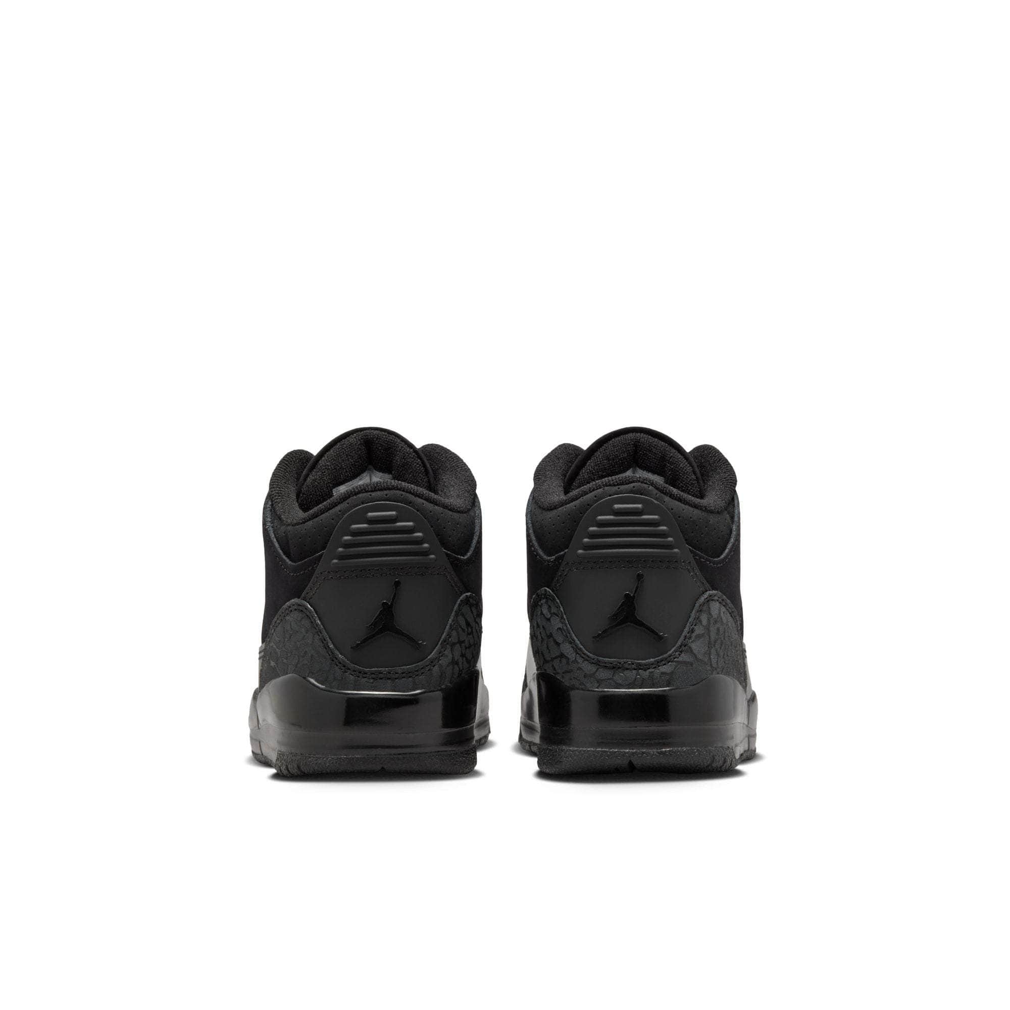 Air Jordan 3 Retro "Black cat" - Preschool
