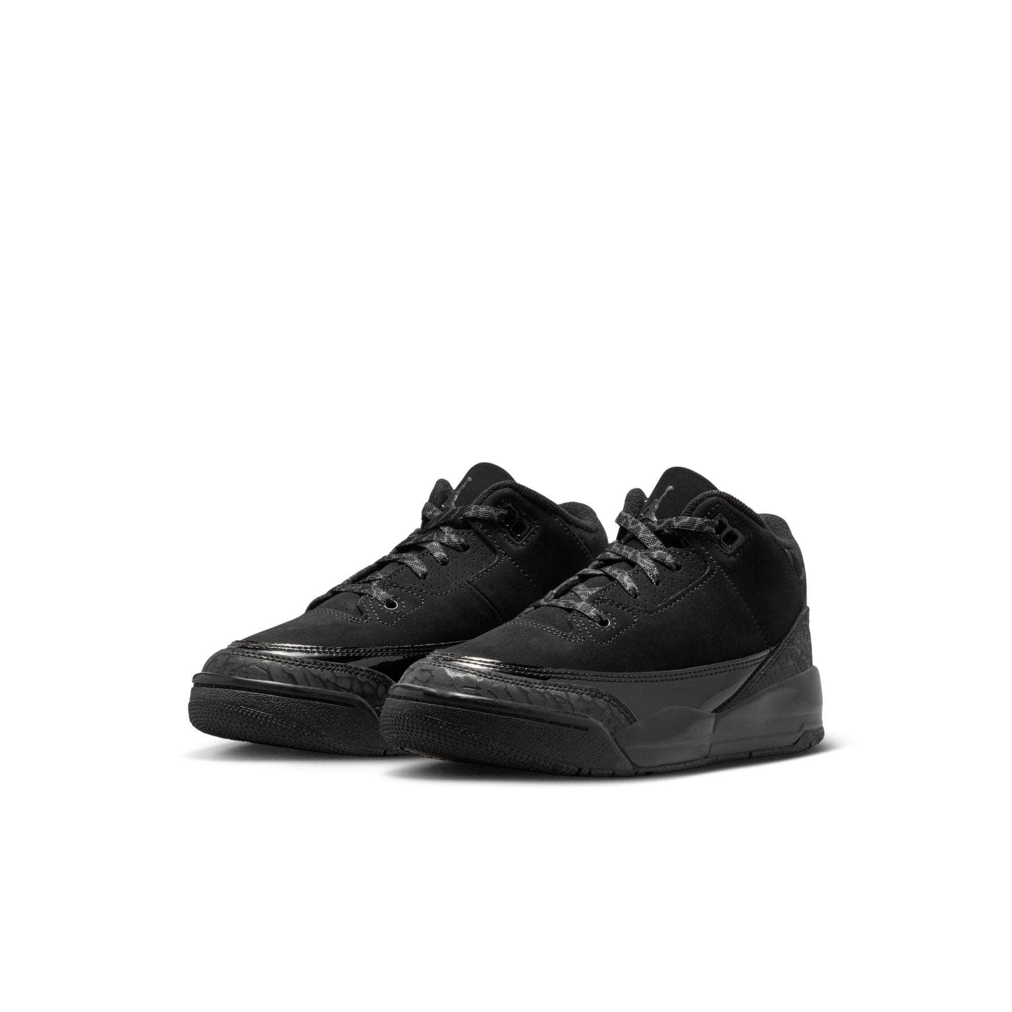 Air Jordan 3 Retro "Black cat" - Preschool