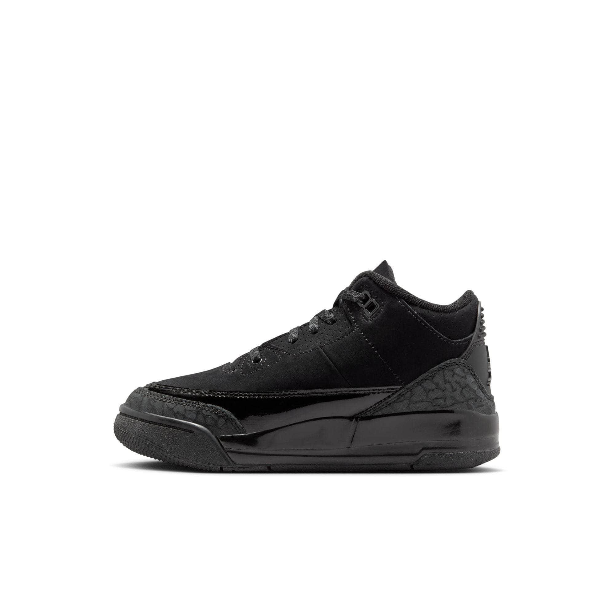 Air Jordan 3 Retro "Black cat" - Preschool