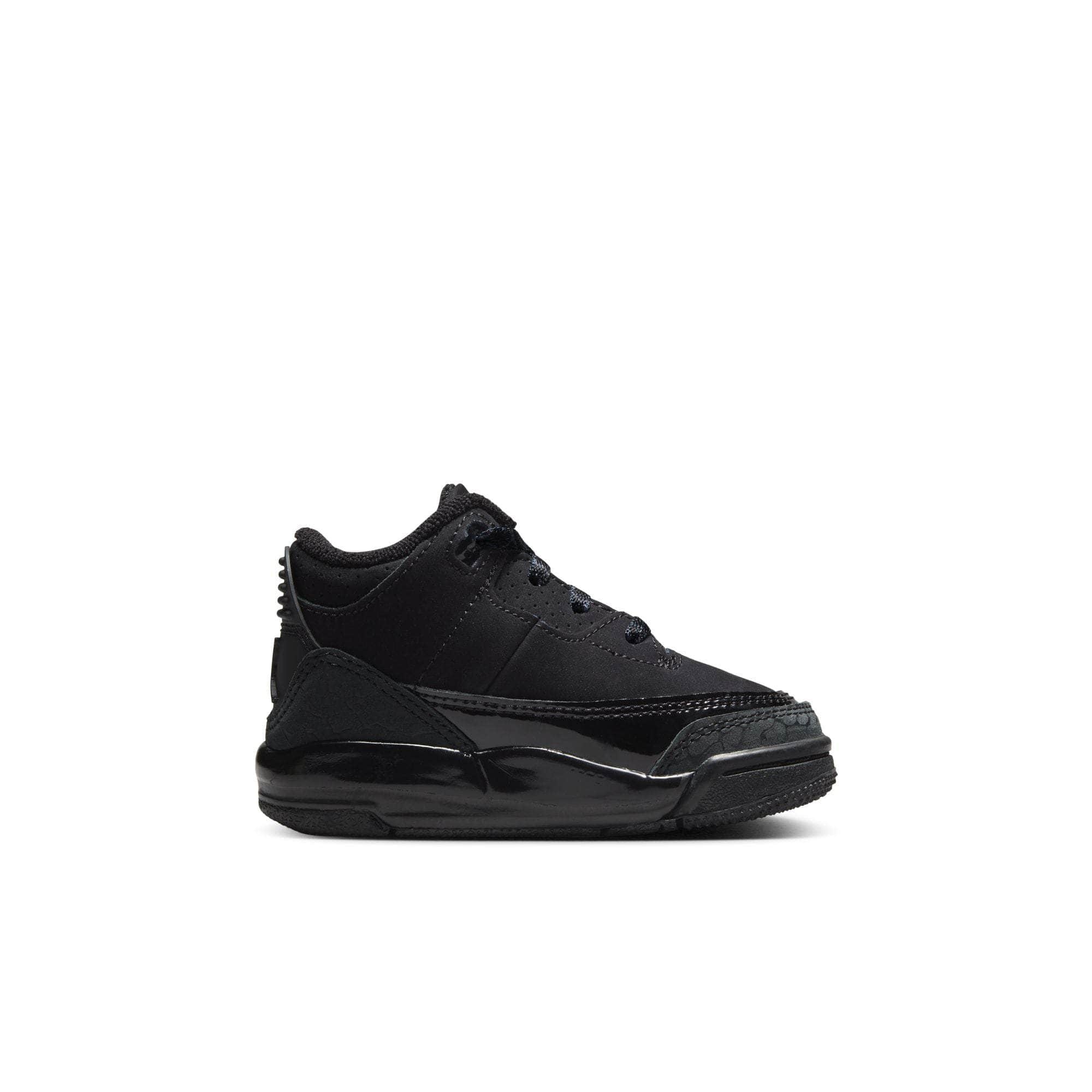 Air Jordan 3 Retro "Black cat" - Toddler