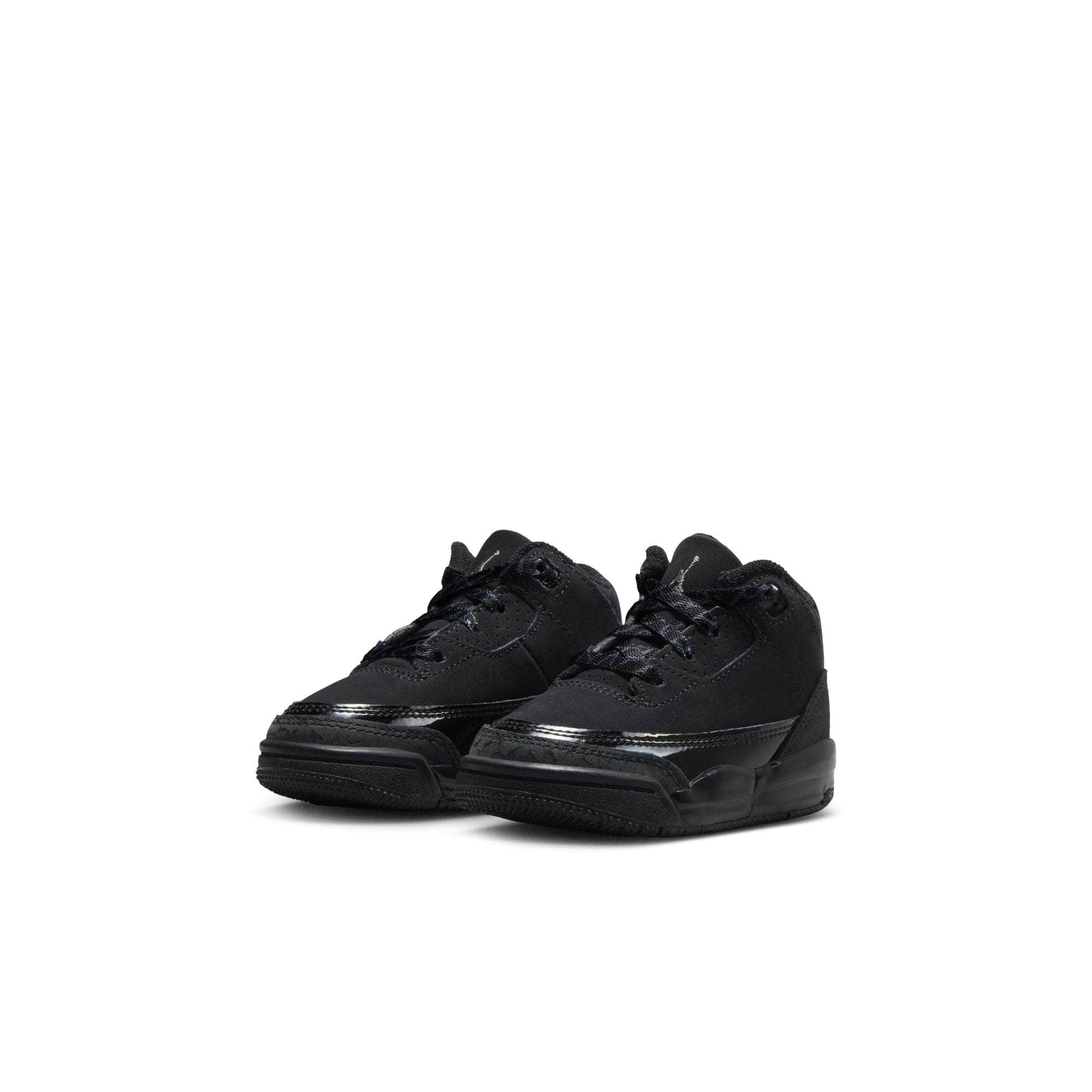Air Jordan 3 Retro "Black cat" - Toddler