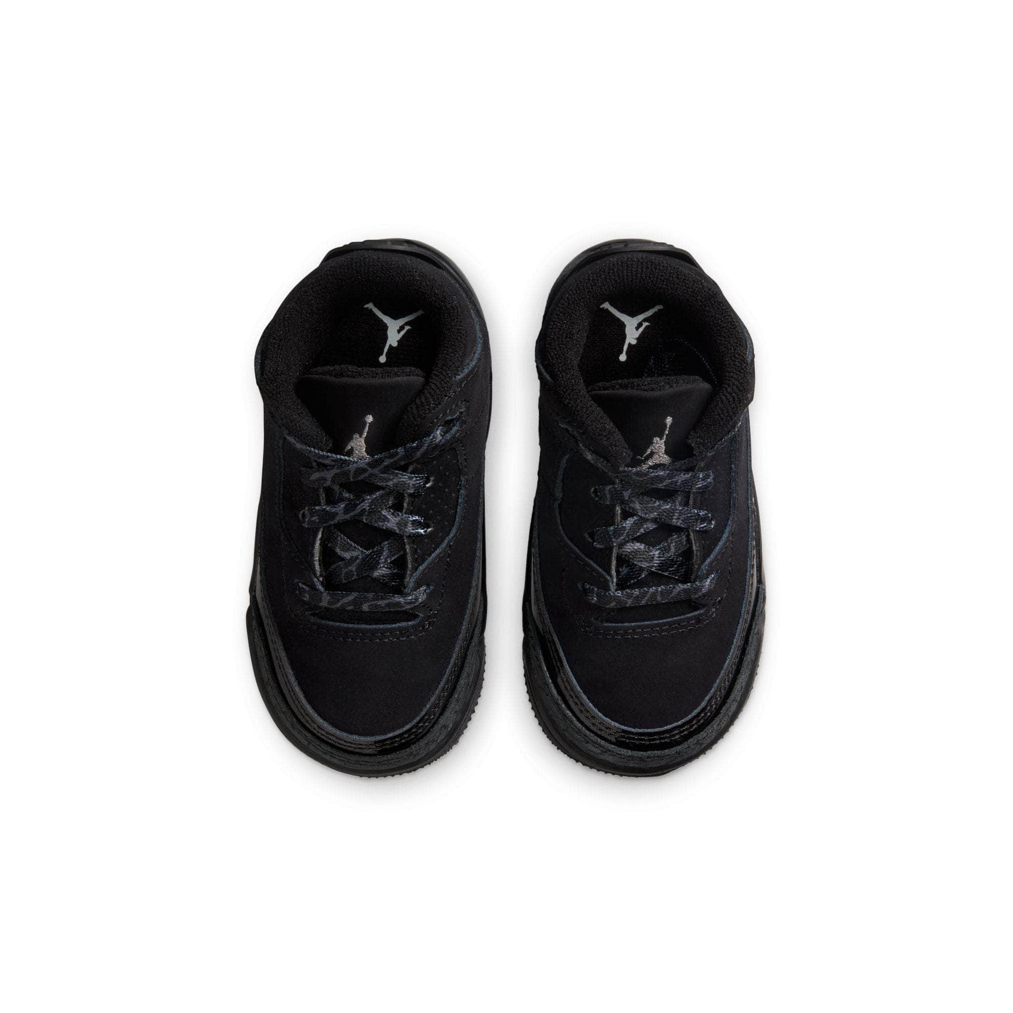 Air Jordan 3 Retro "Black cat" - Toddler