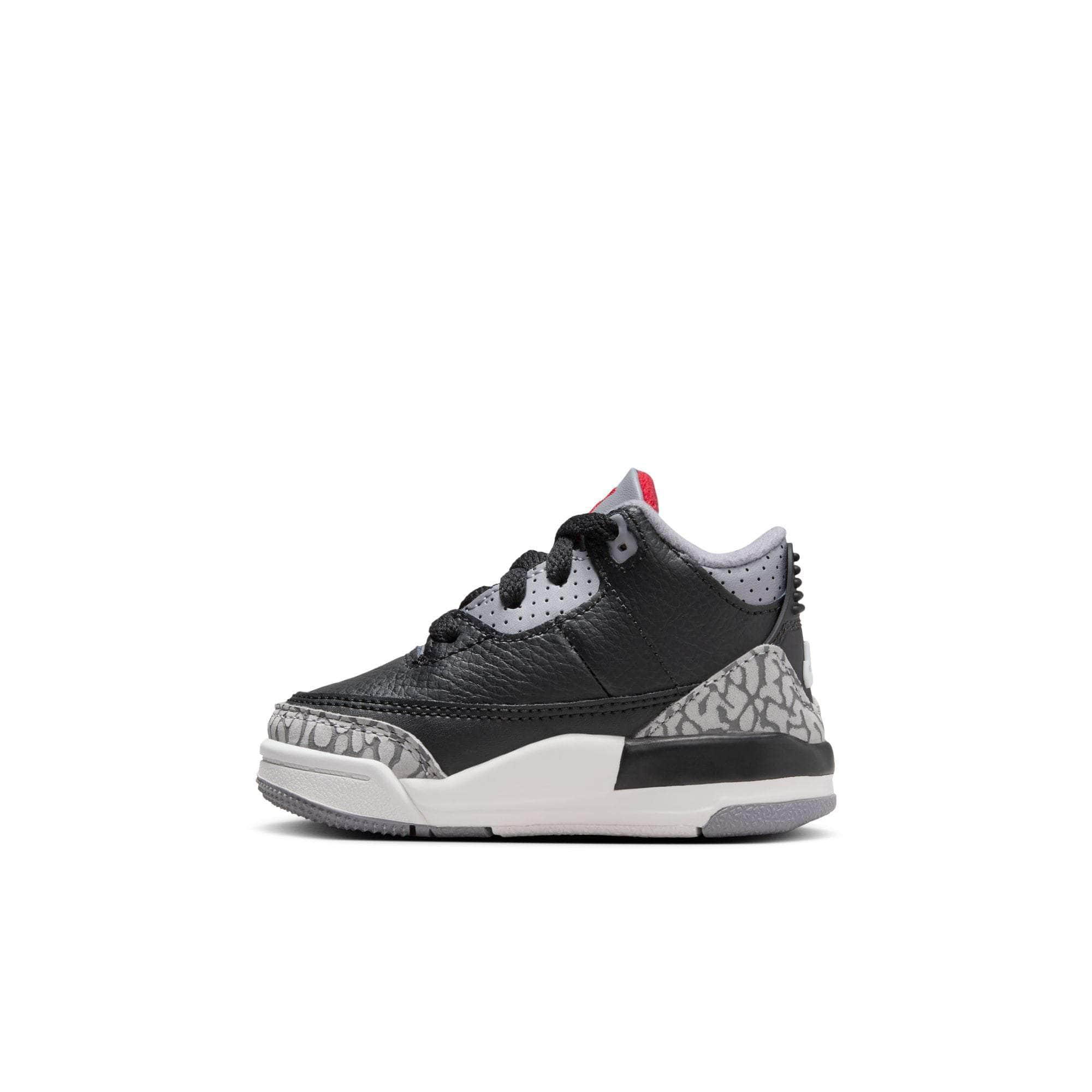 Air Jordan 3 Retro "Black Cement" - Toddlers