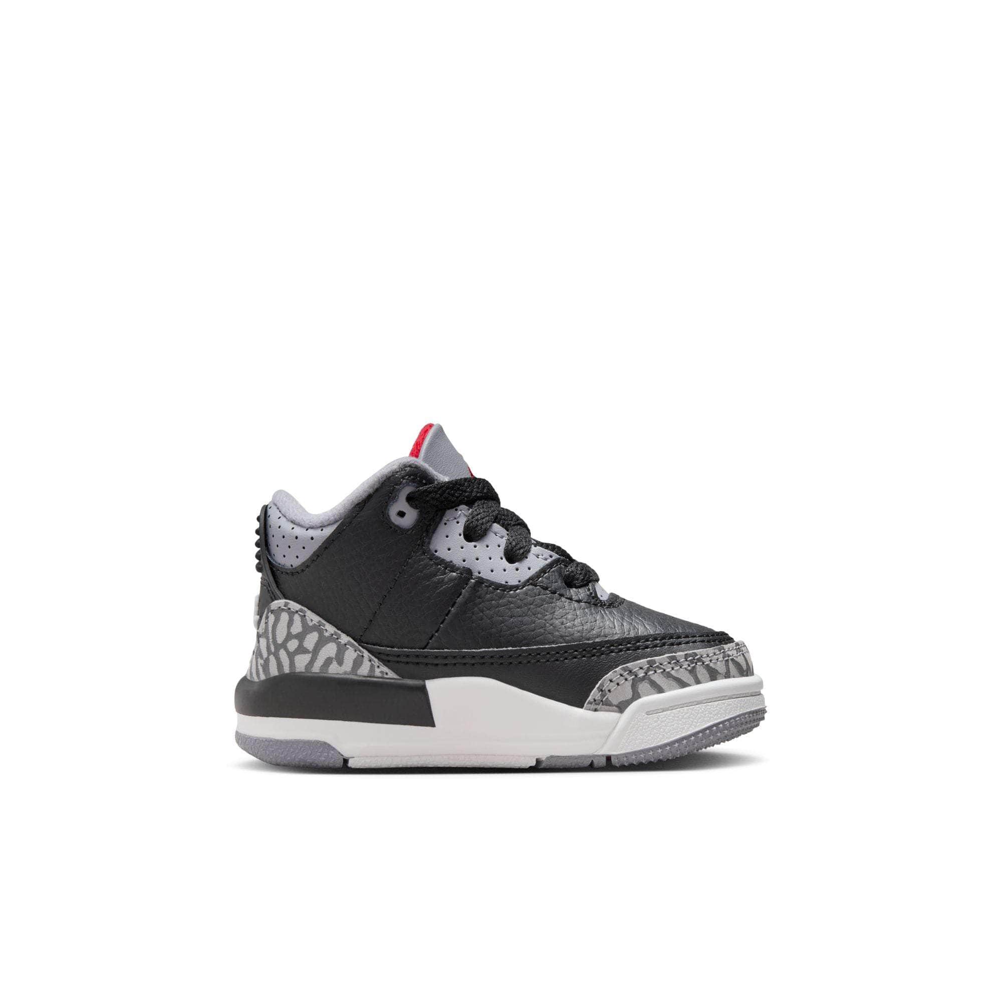 Air Jordan 3 Retro "Black Cement" - Toddlers