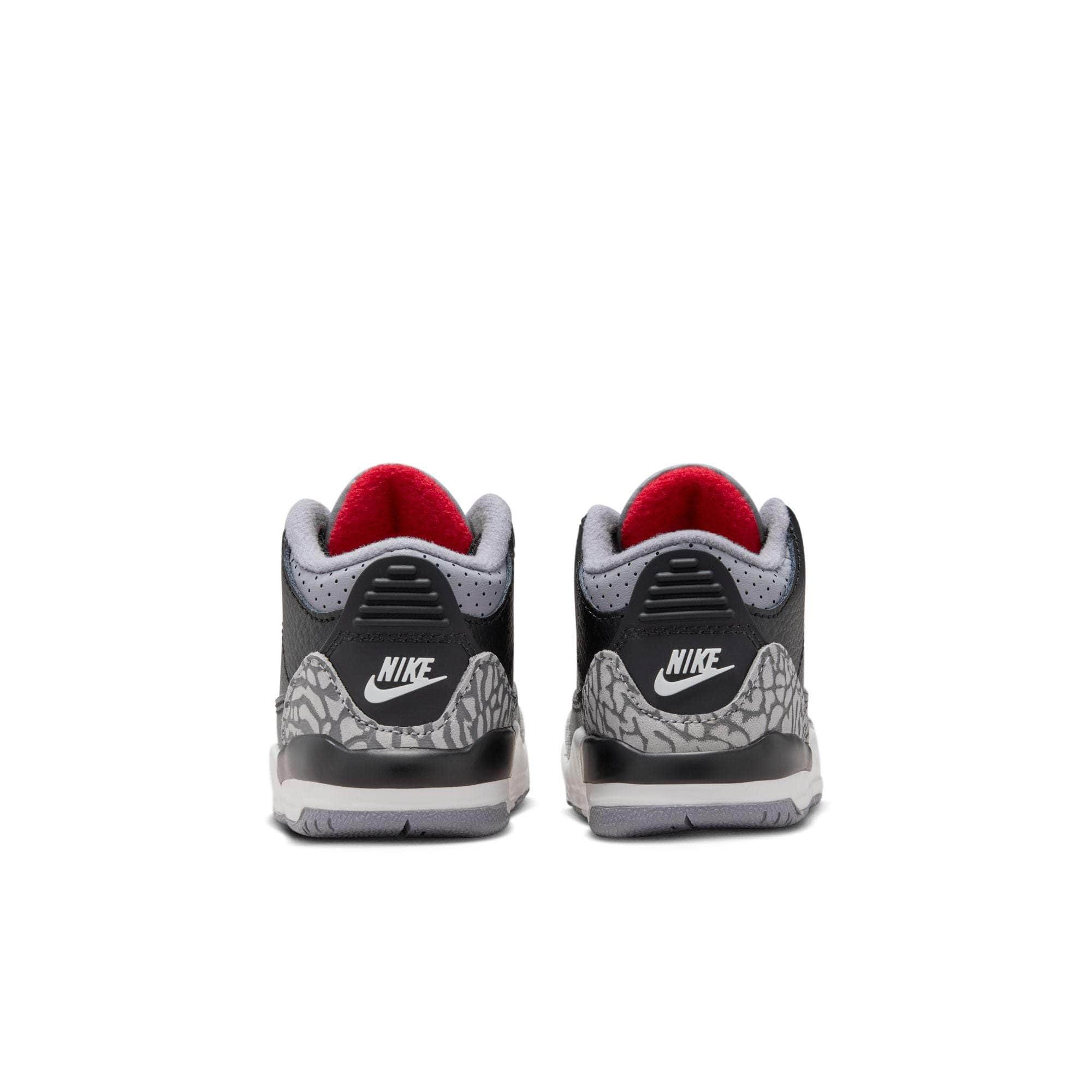Air Jordan 3 Retro "Black Cement" - Toddlers