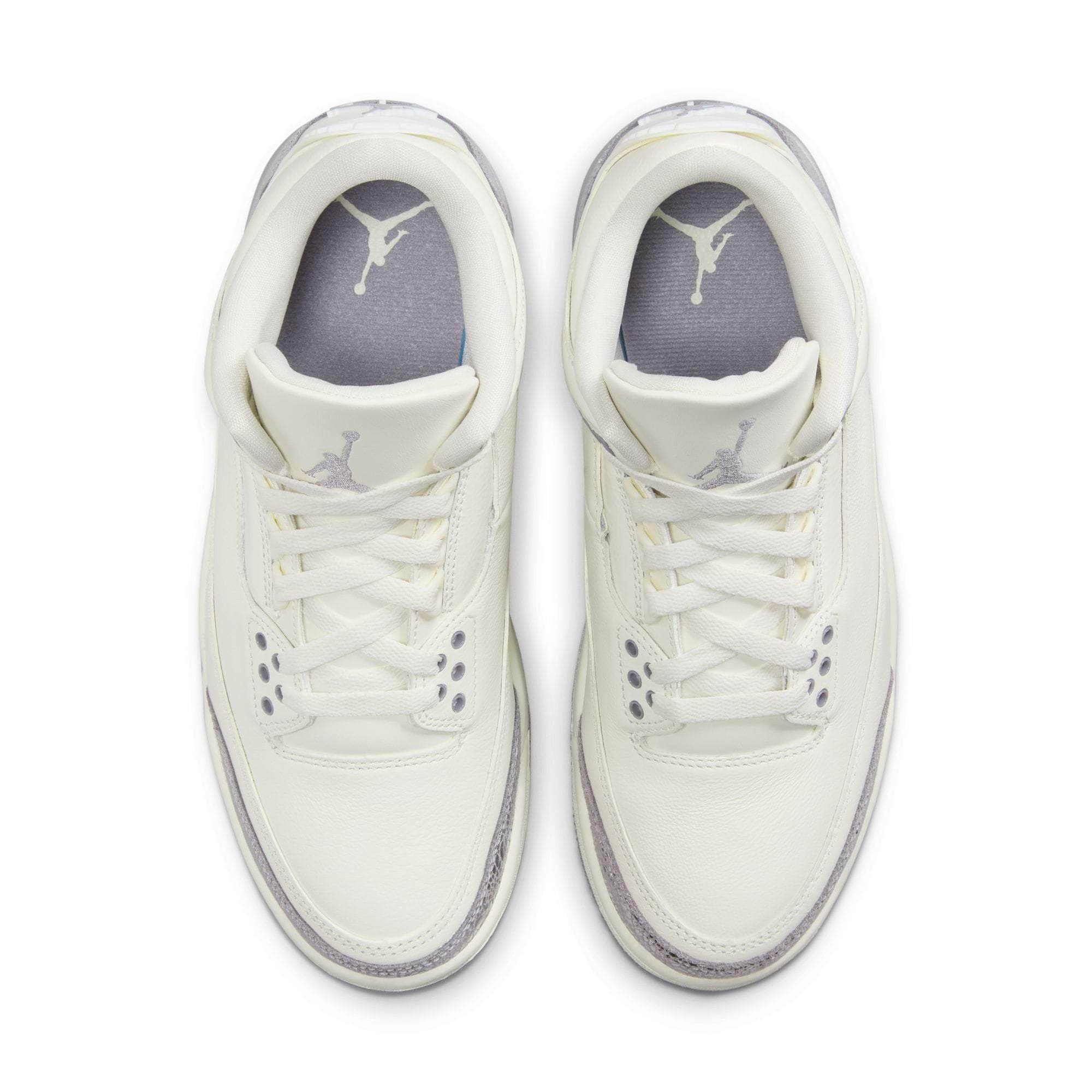 Air Jordan 3 Retro "Sail Cement Grey" - Women's