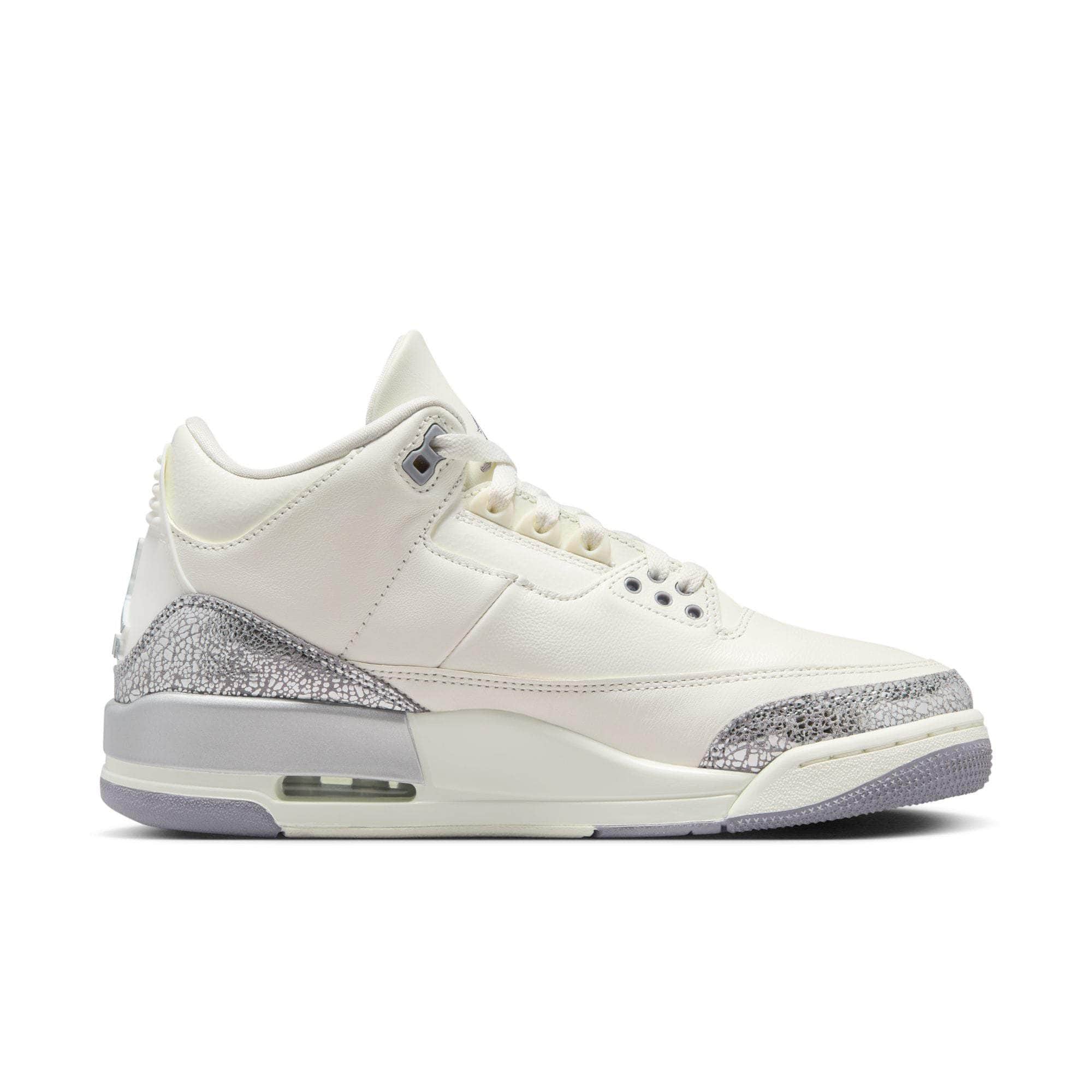 Air Jordan 3 Retro "Sail Cement Grey" - Women's