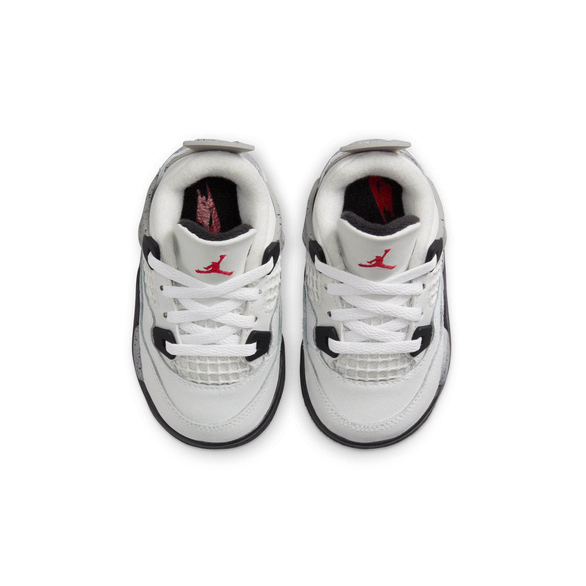 Air Jordan 4 Retro "White Cement" - Toddler