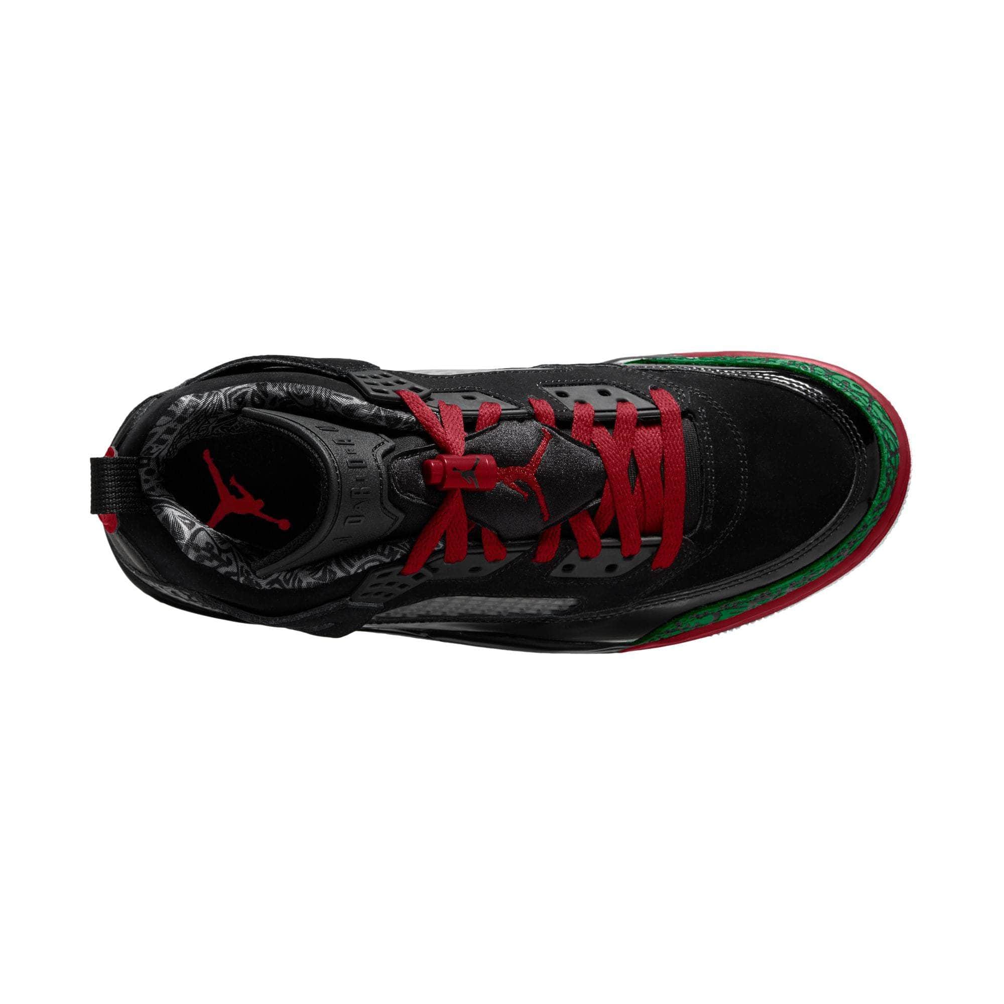 Air Jordan Spizike Low "Black Classic Green White Varsity Red" - Men's