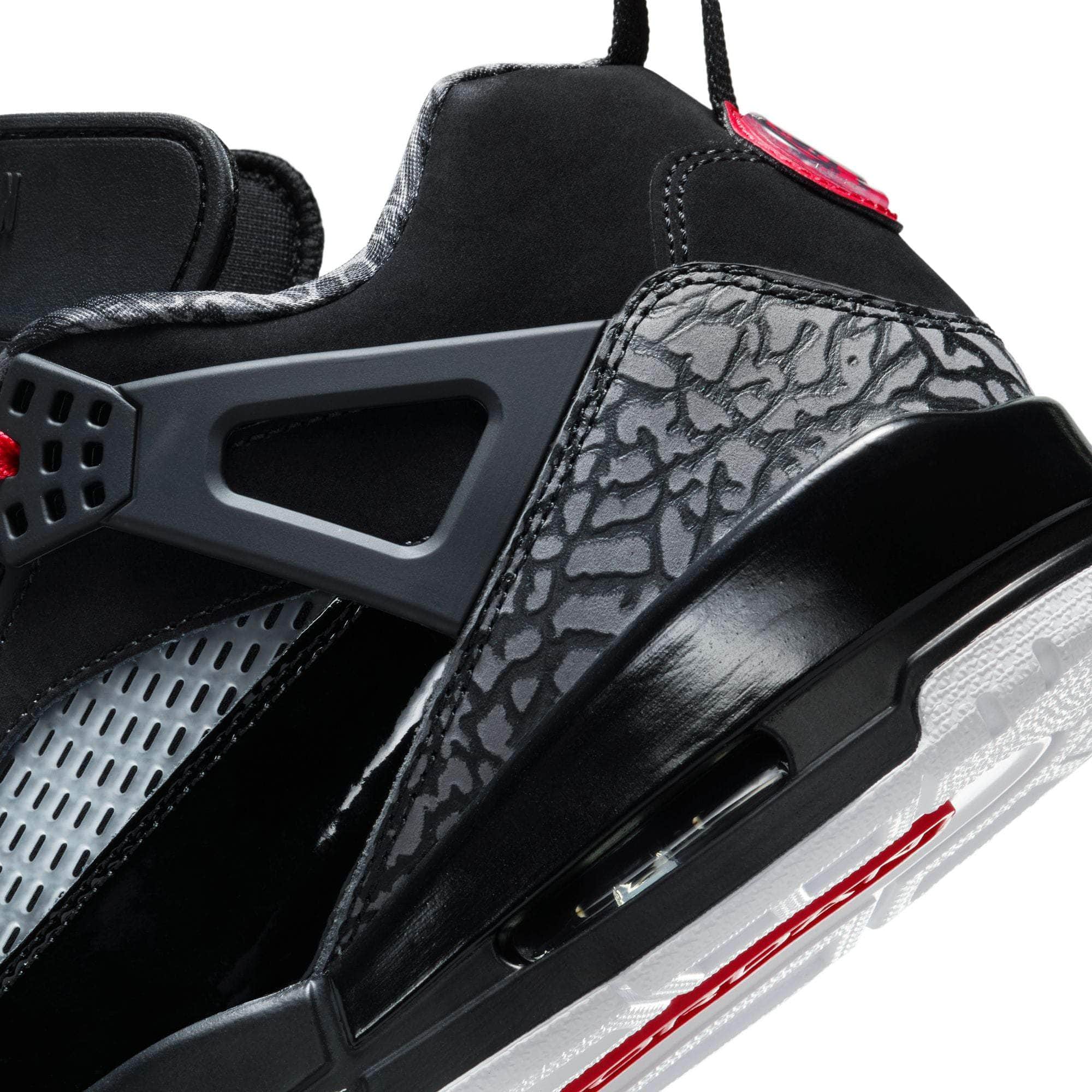 Air Jordan Spizike Low "Black Classic Green White Varsity Red" - Men's