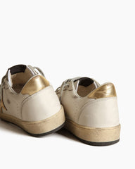 Women's Retro Court Gold Metallic Star Sneakers