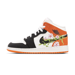 Air Jordan 1 Mid 'Basketball Blossom / Starfish Floral Embroidery'