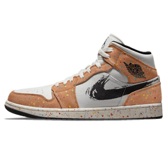 Air Jordan 1 Mid 'Brushstroke'