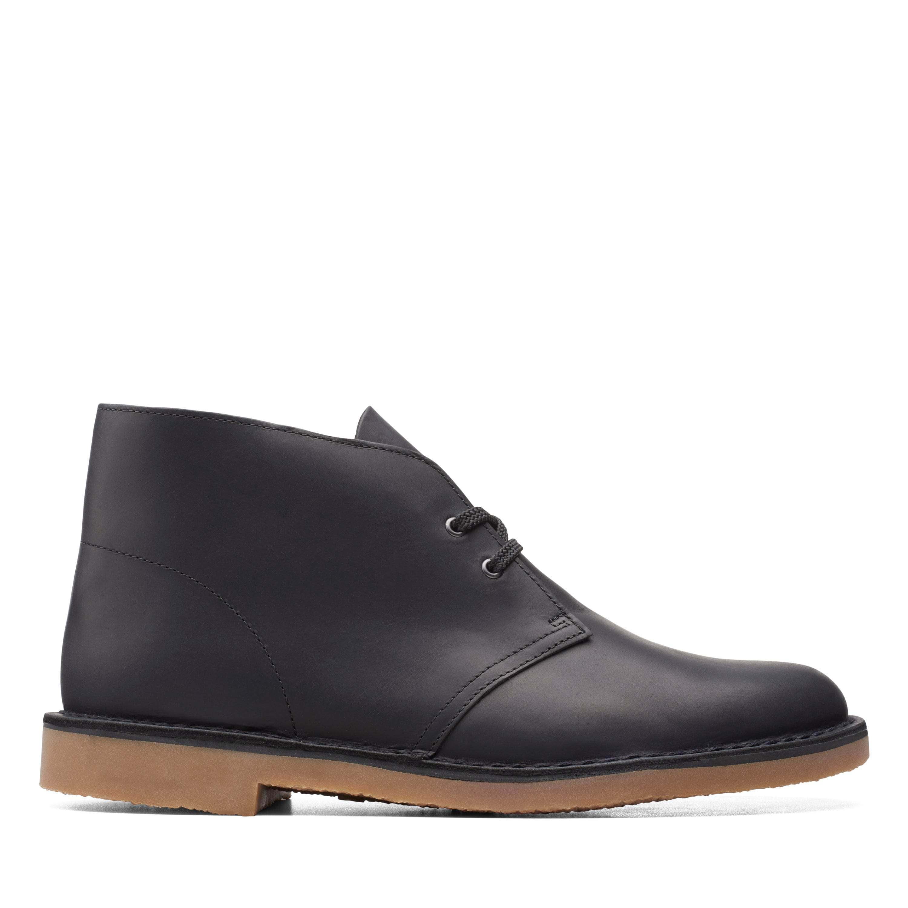 Clarks Bushacre 3 Black Leather - Men's