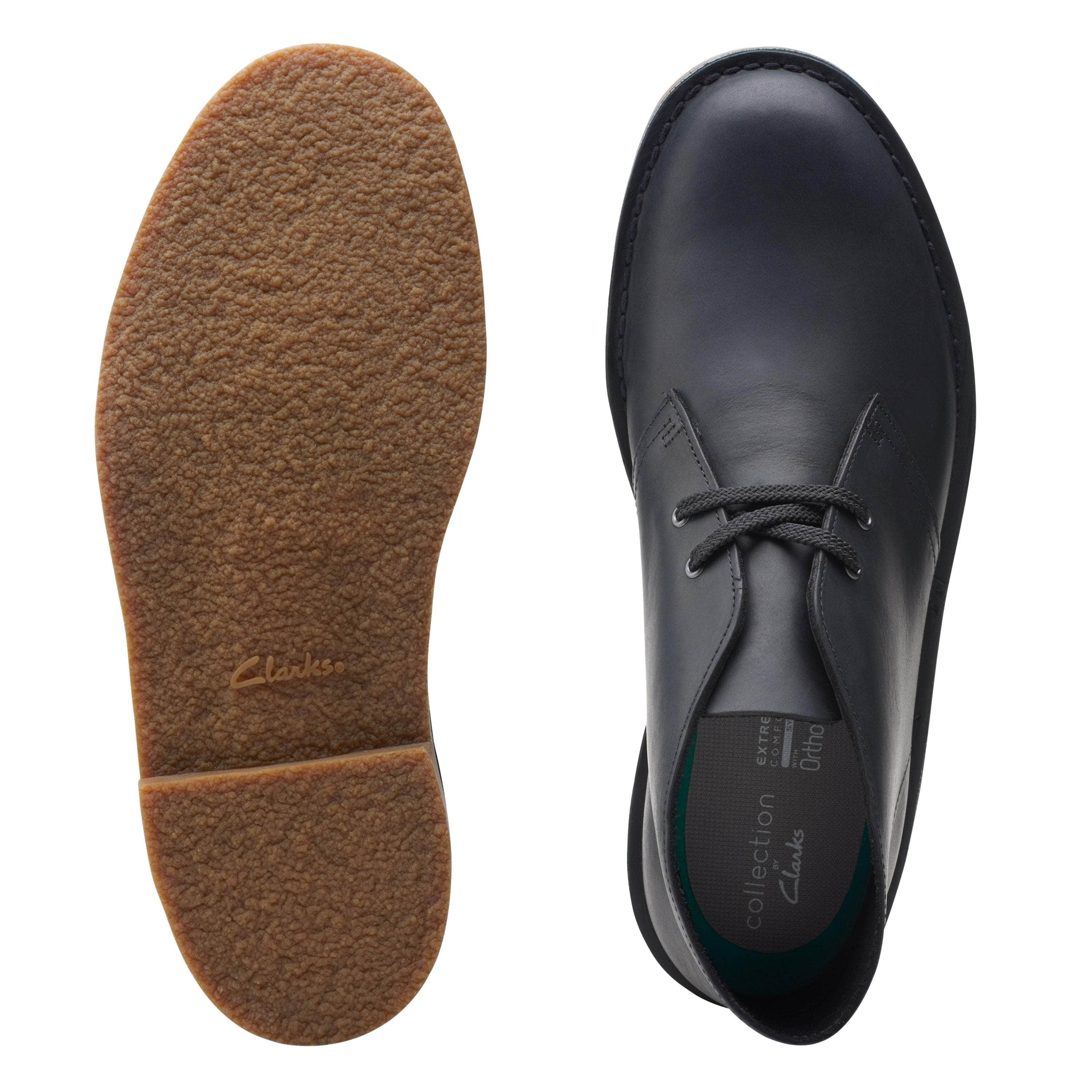 Clarks Bushacre 3 Black Leather - Men's