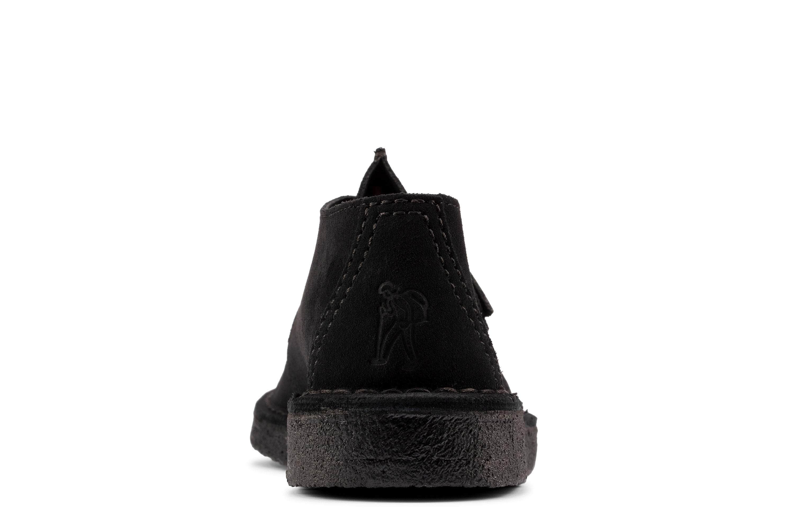 Clarks Desert Trek Black Sde - Men's