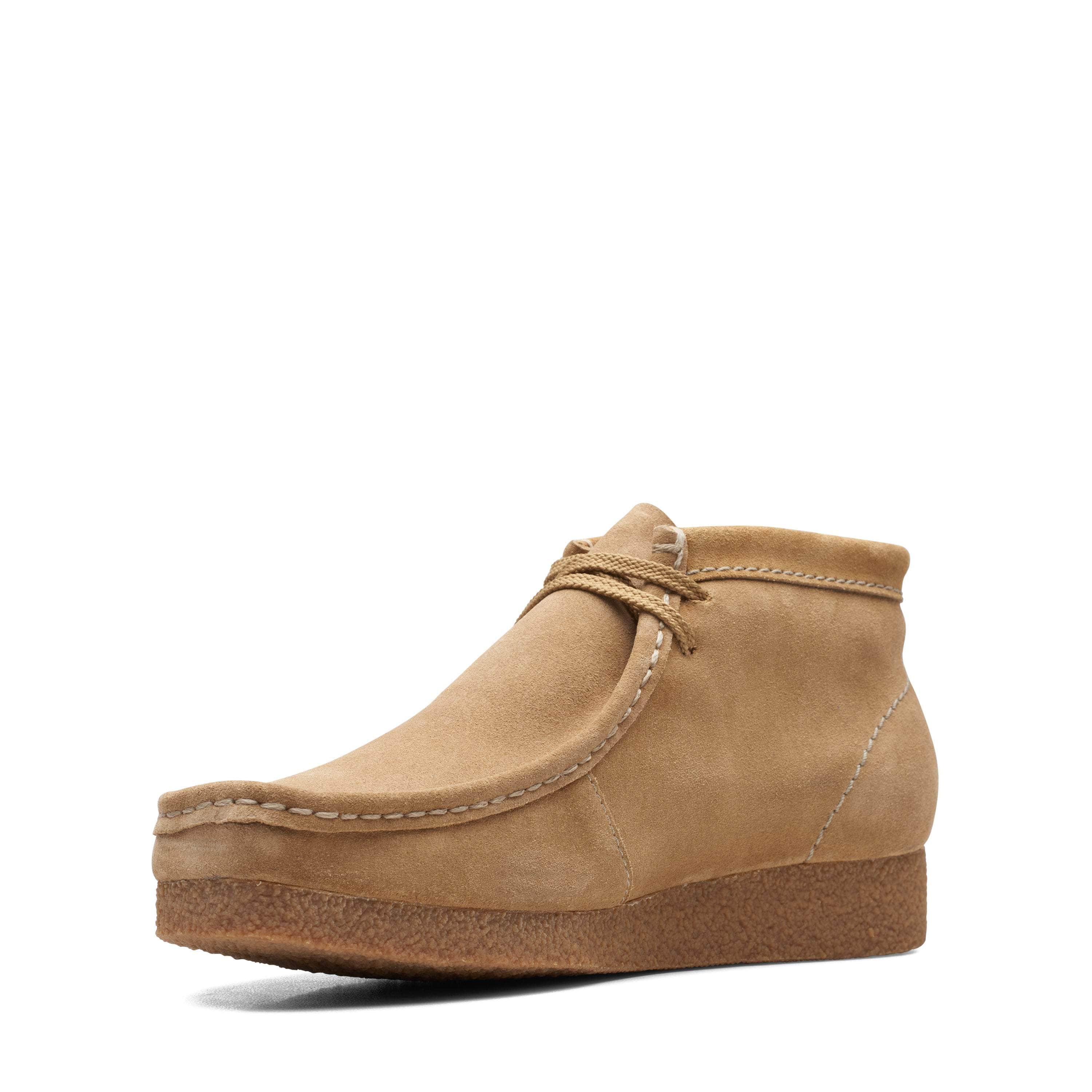 Clarks Shacre Boot Dark Sand Suede - Men's